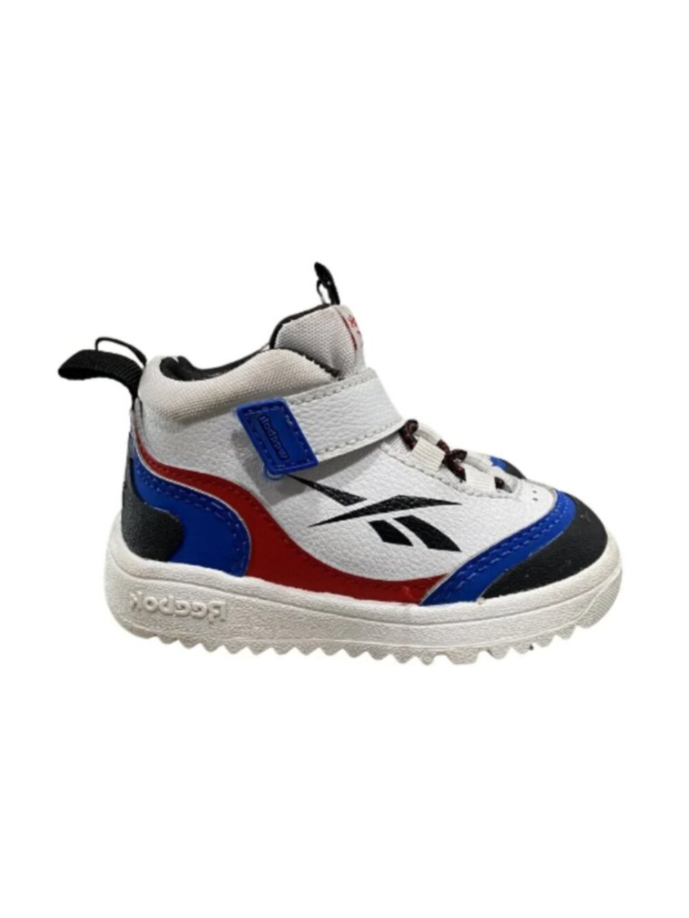 Reebok Toddler Storm X Size 4 Red White & Blue High Top Slip On Sneakers